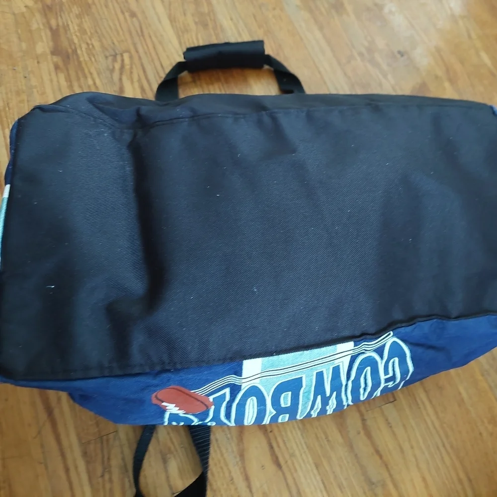 Vintage NFL Dallas Cowboys Blue Duffel Bag Football (Bag C)